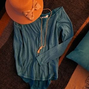 Capri Sea Turquoise blouse - NEW